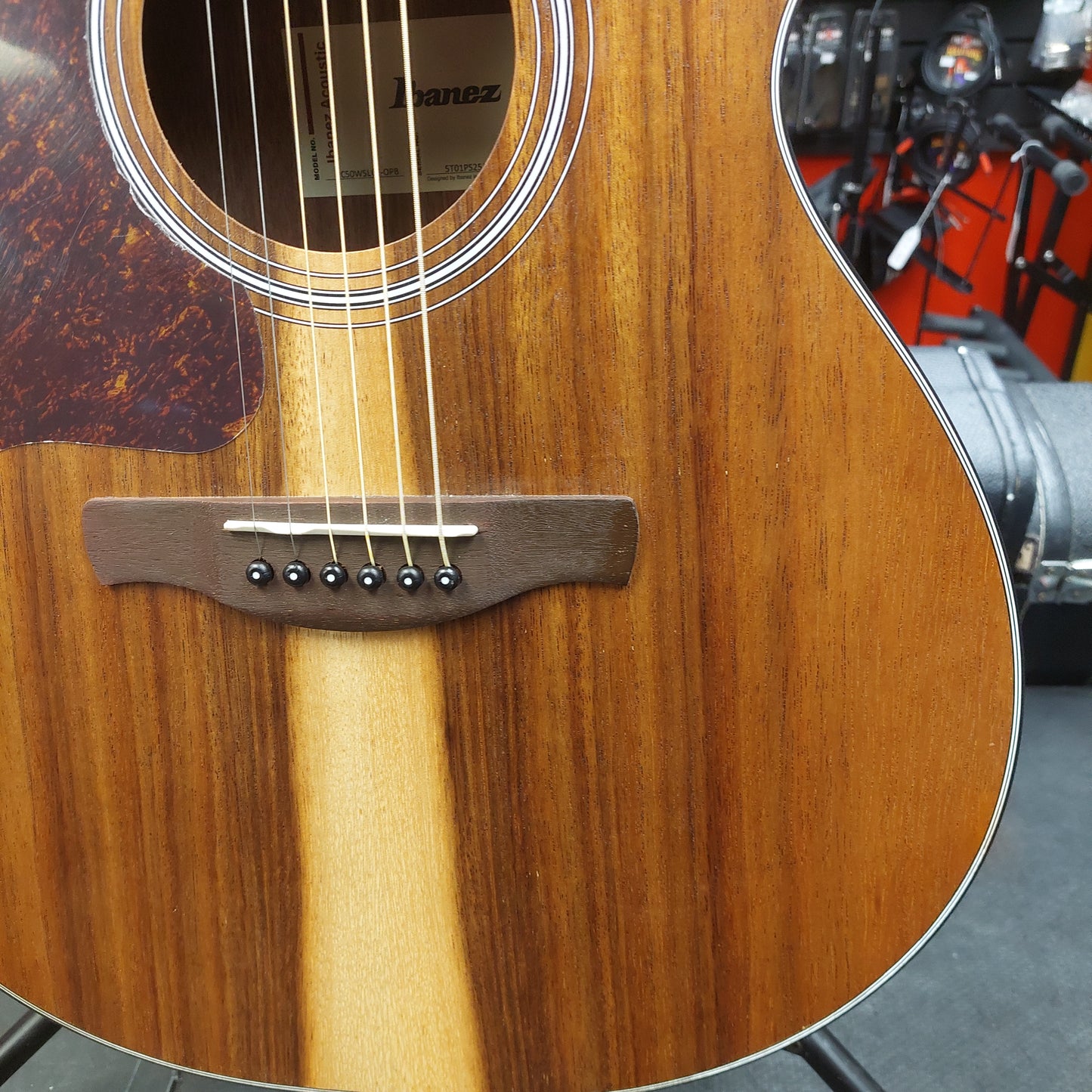 2026 Ibanez PC50WSLCE "Left-Handed" Grand Concert Acoustic/Electric Guitar - Open Pore Brown SN# 5T01PS251000558