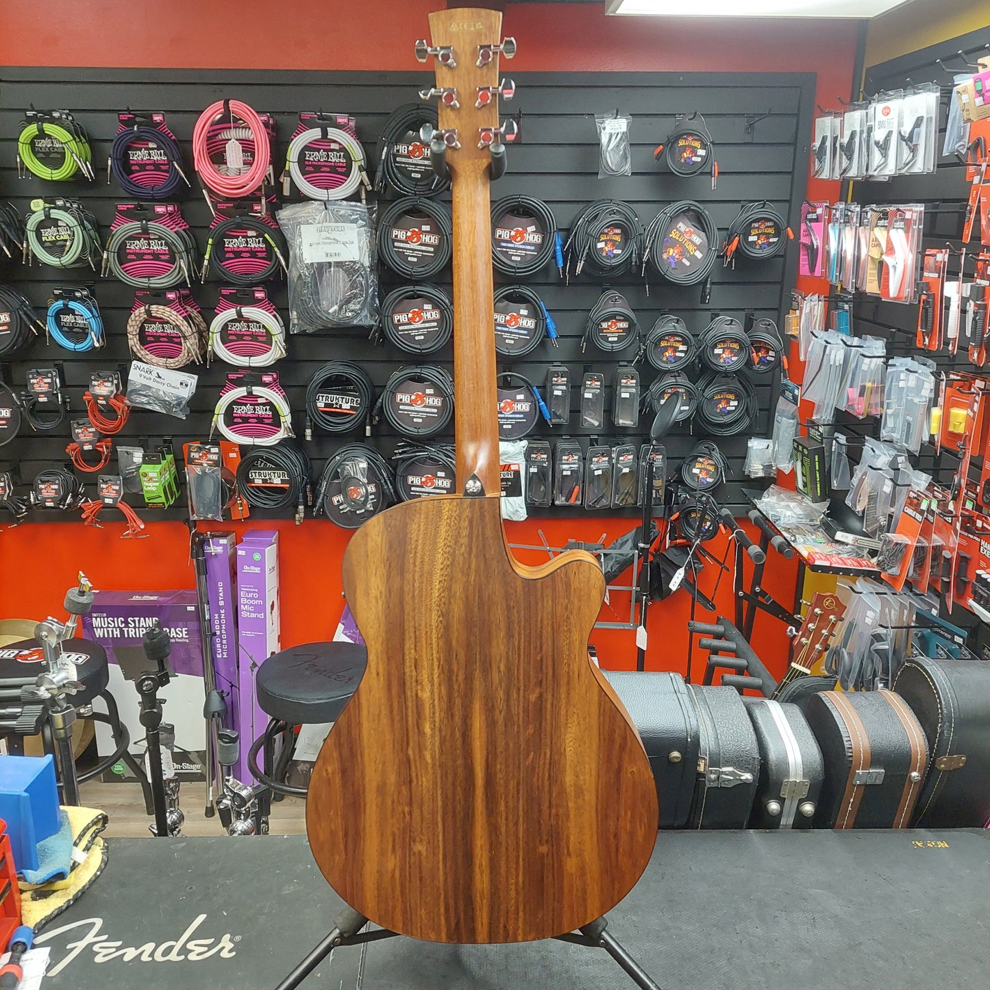 2026 Ibanez PC50WSLCE "Left-Handed" Grand Concert Acoustic/Electric Guitar - Open Pore Brown SN# 5T01PS251000558