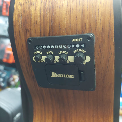 2026 Ibanez PC50WSLCE "Left-Handed" Grand Concert Acoustic/Electric Guitar - Open Pore Brown SN# 5T01PS251000558