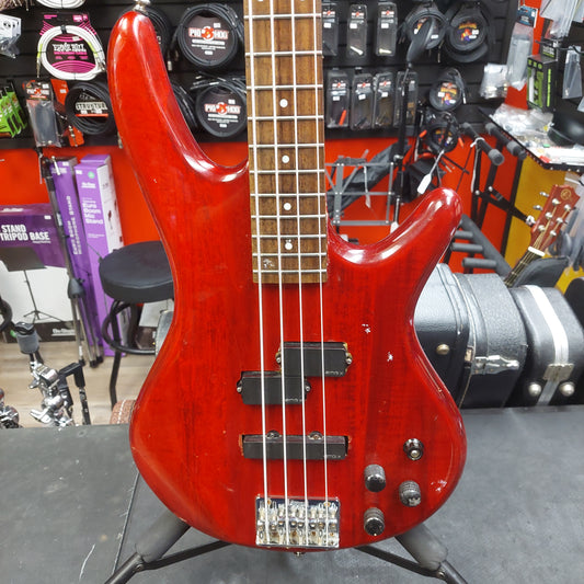 2000's Ibanez Gio Soundgear PJ Bass - Red (USED) "Missing Battery Cover Plate"