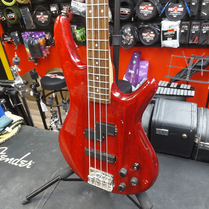 2000's Ibanez Gio Soundgear PJ Bass - Red (USED) "Missing Battery Cover Plate"