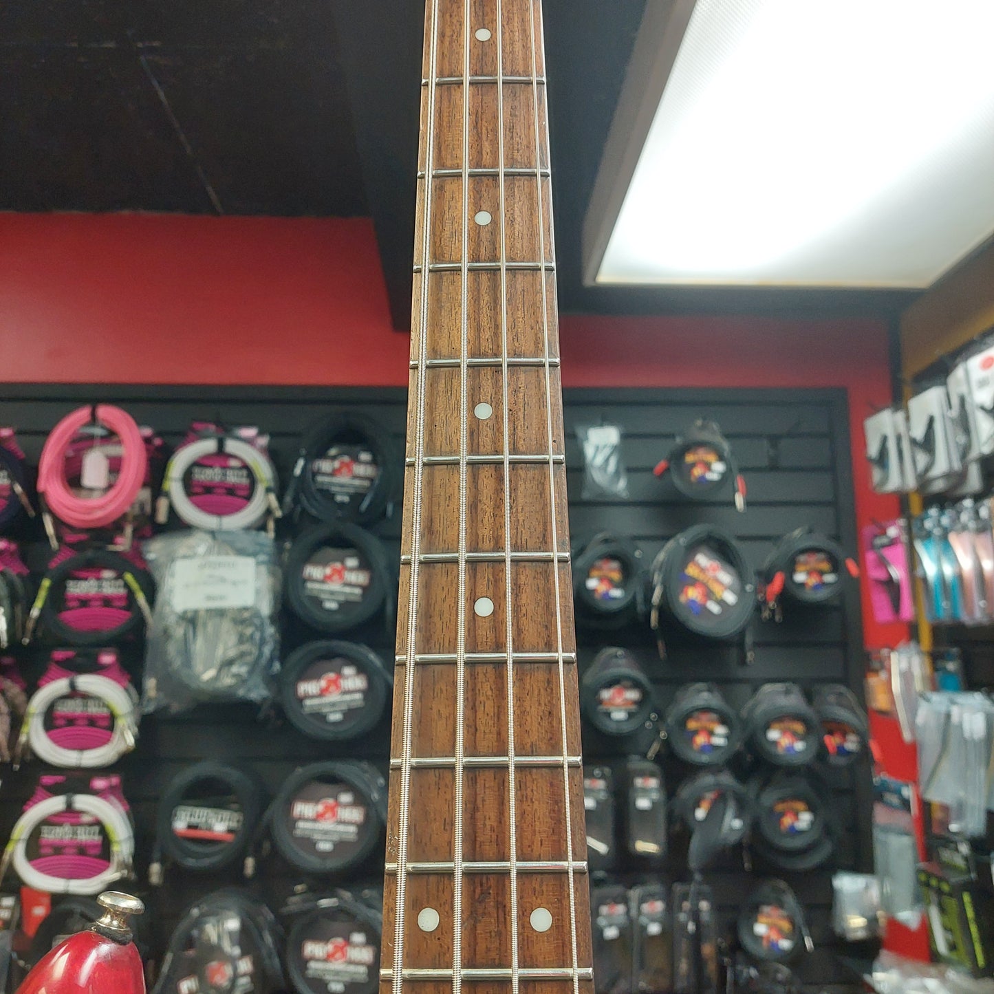 2000's Ibanez Gio Soundgear PJ Bass - Red (USED) "Missing Battery Cover Plate"