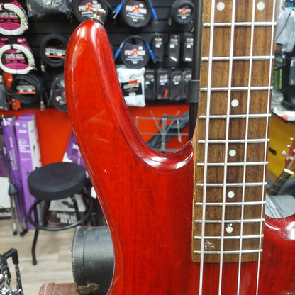 2000's Ibanez Gio Soundgear PJ Bass - Red (USED) "Missing Battery Cover Plate"