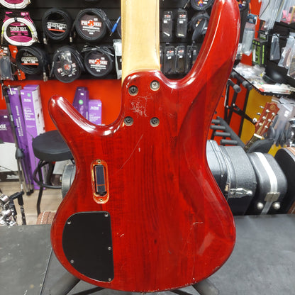2000's Ibanez Gio Soundgear PJ Bass - Red (USED) "Missing Battery Cover Plate"