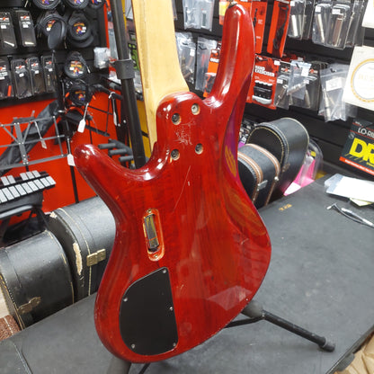 2000's Ibanez Gio Soundgear PJ Bass - Red (USED) "Missing Battery Cover Plate"