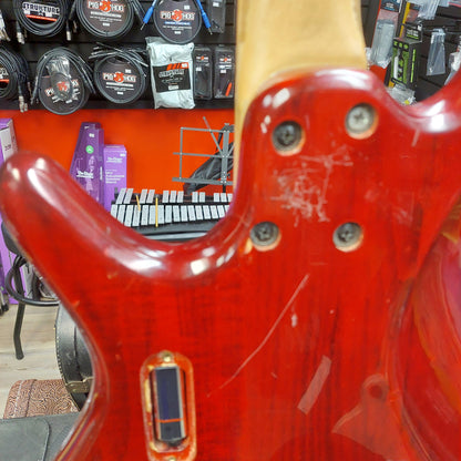 2000's Ibanez Gio Soundgear PJ Bass - Red (USED) "Missing Battery Cover Plate"
