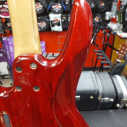 2000's Ibanez Gio Soundgear PJ Bass - Red (USED) "Missing Battery Cover Plate"