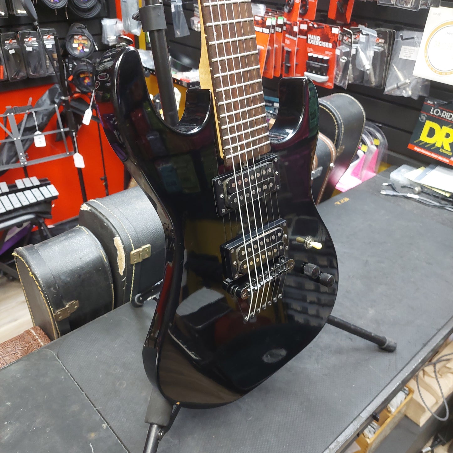 2000's Washburn X Series 7-String Electric Guitar - Black SN# 0C05121666