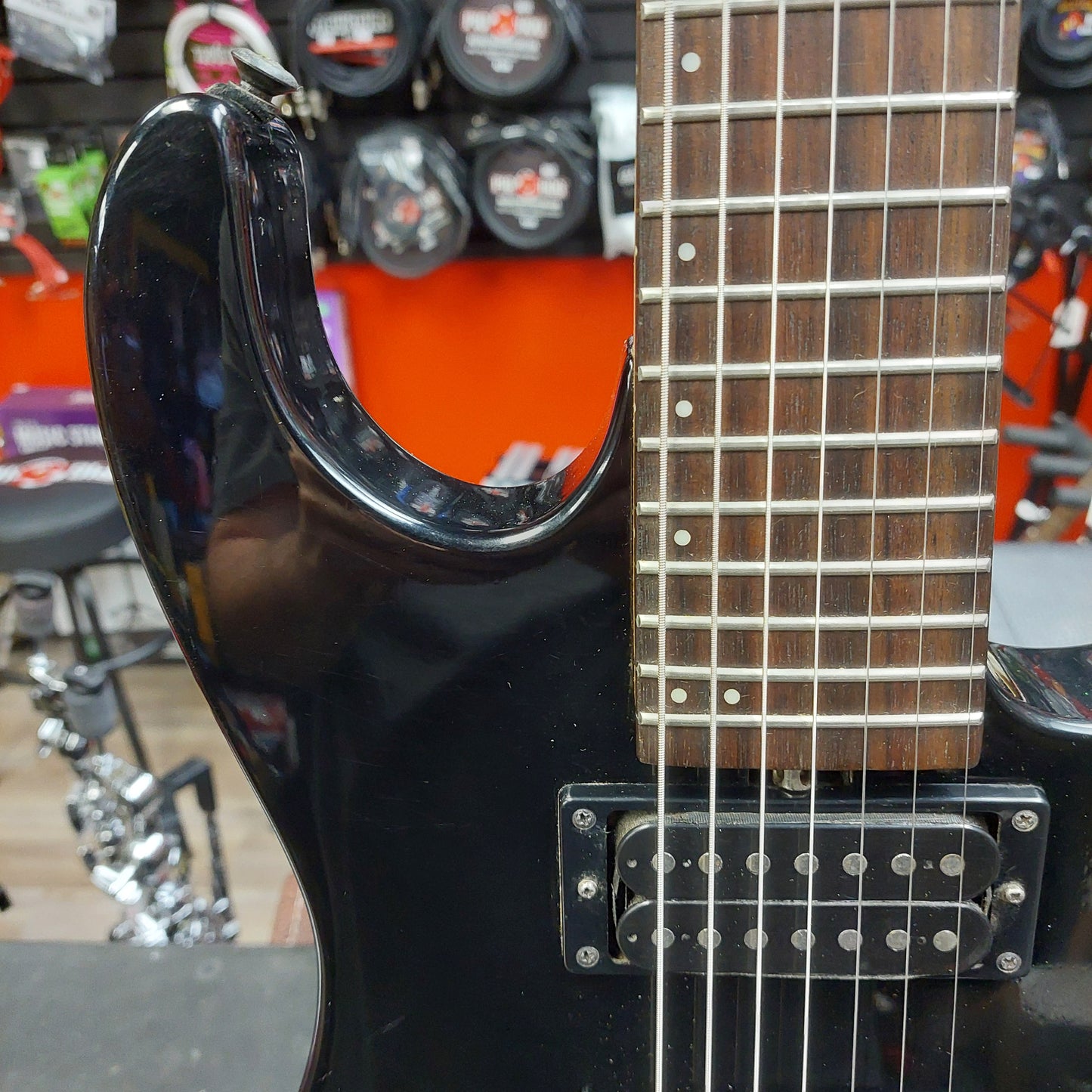 2000's Washburn X Series 7-String Electric Guitar - Black SN# 0C05121666