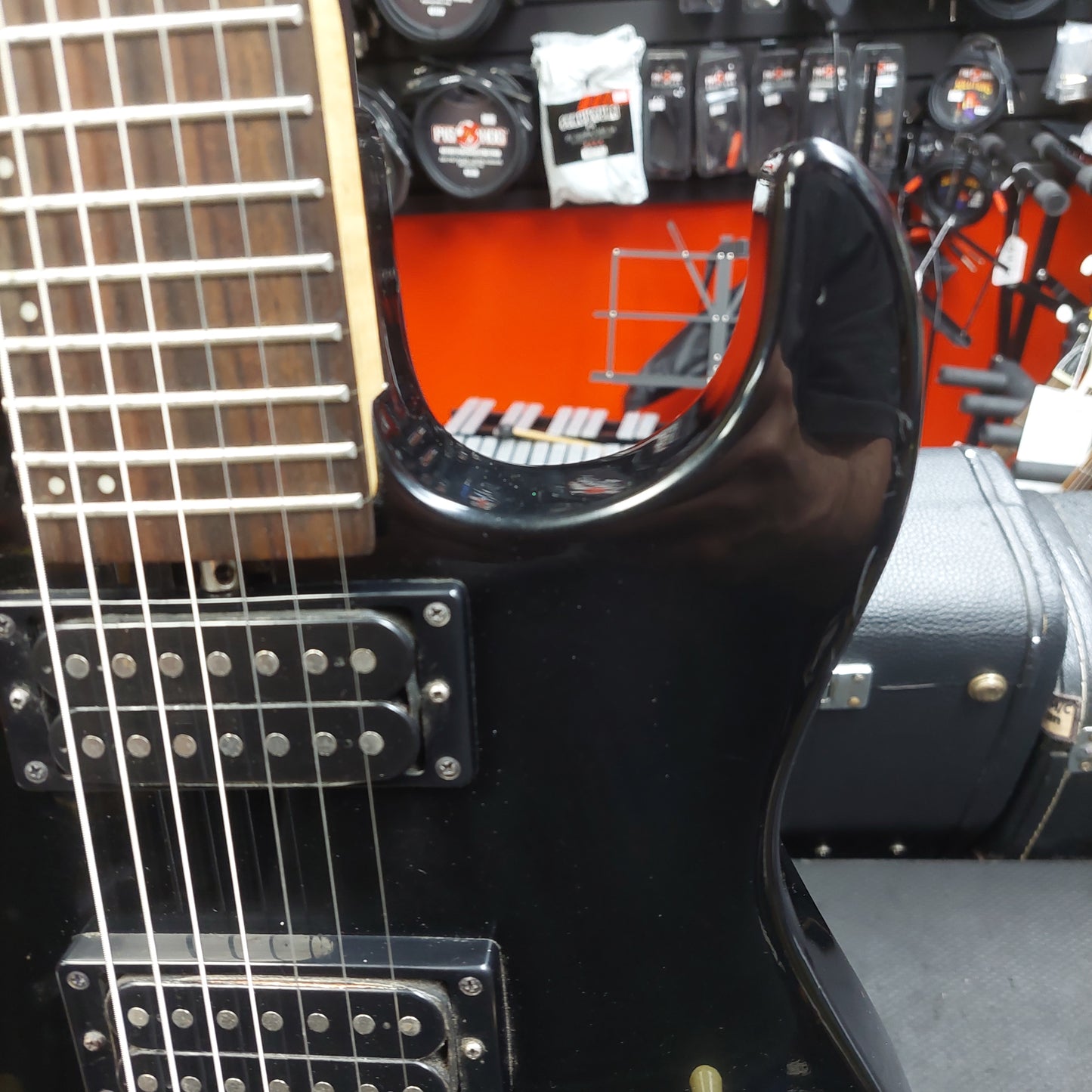 2000's Washburn X Series 7-String Electric Guitar - Black SN# 0C05121666