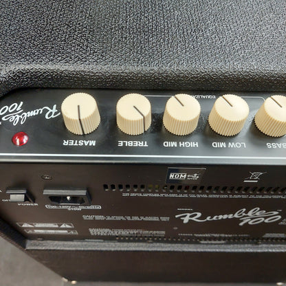 2017 Fender Rumble 100 (V3) Bass Amplifier 1x12" 100 Watts SN# ICTJ17357283