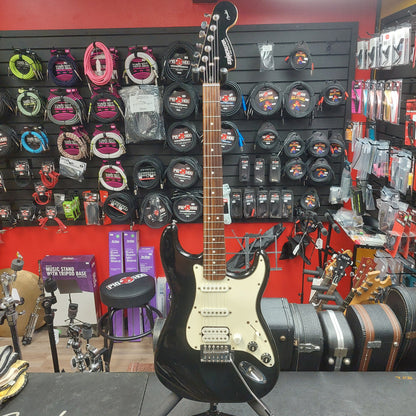 2010 Fender Starcaster HSS Strat Electric Guitar - Black SN# ICS10069957
