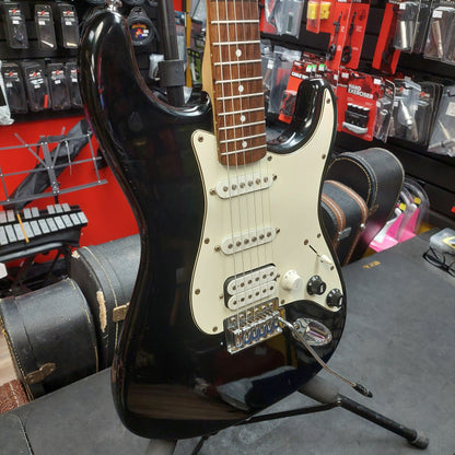 2010 Fender Starcaster HSS Strat Electric Guitar - Black SN# ICS10069957