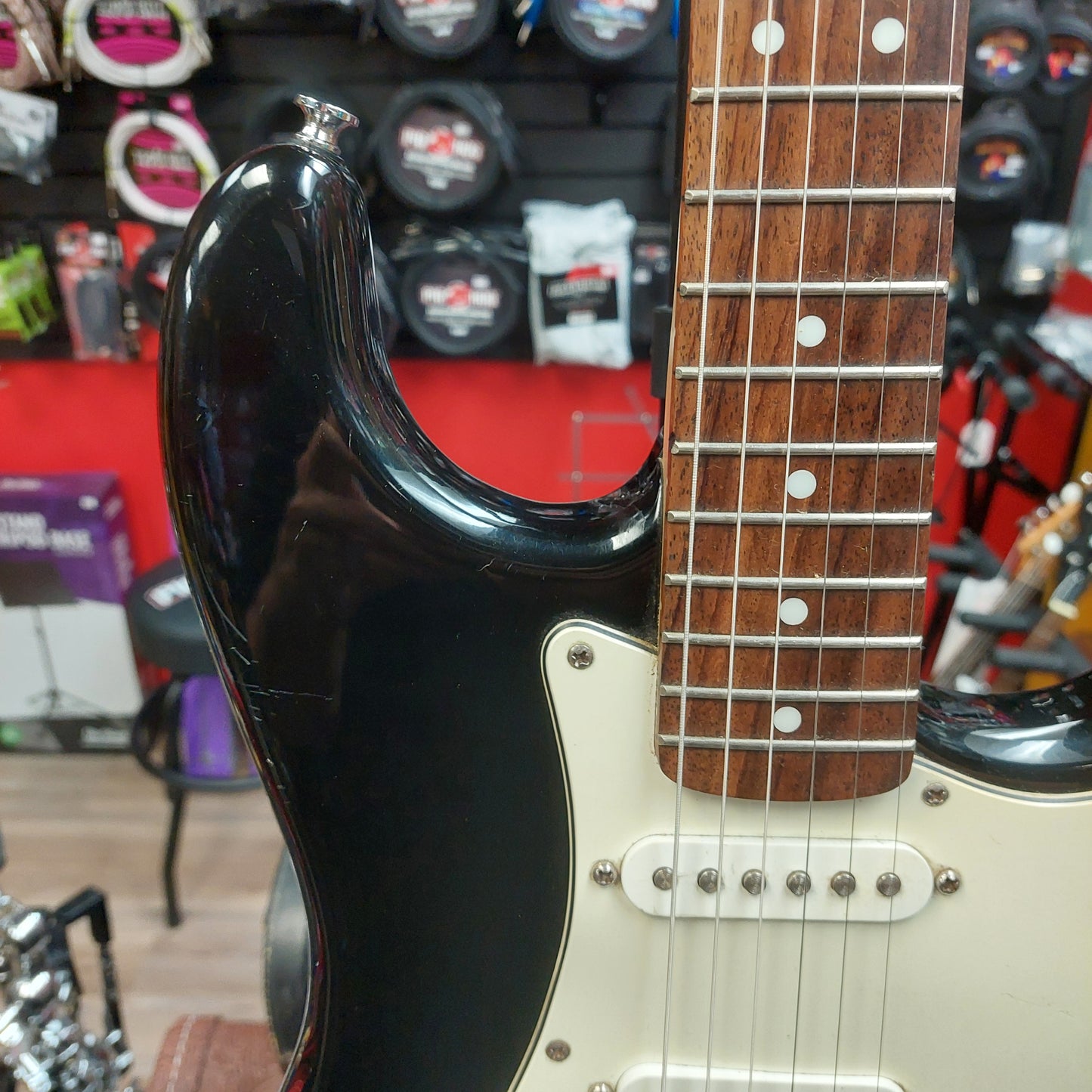 2010 Fender Starcaster HSS Strat Electric Guitar - Black SN# ICS10069957