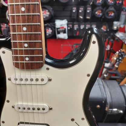 2010 Fender Starcaster HSS Strat Electric Guitar - Black SN# ICS10069957