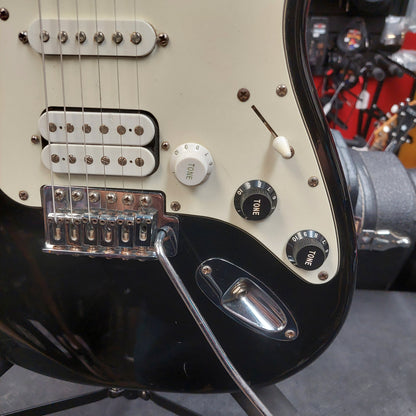 2010 Fender Starcaster HSS Strat Electric Guitar - Black SN# ICS10069957