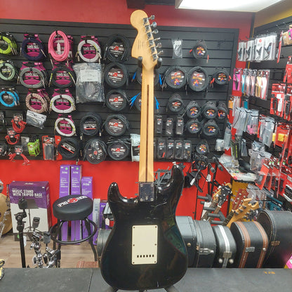 2010 Fender Starcaster HSS Strat Electric Guitar - Black SN# ICS10069957