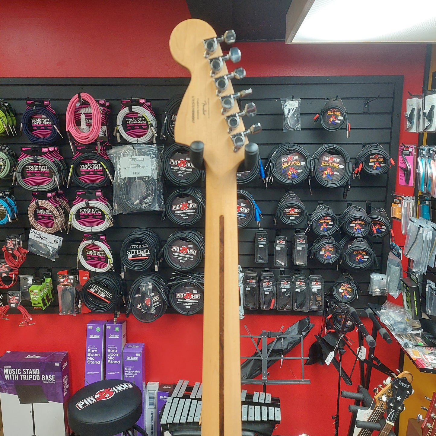 2010 Fender Starcaster HSS Strat Electric Guitar - Black SN# ICS10069957