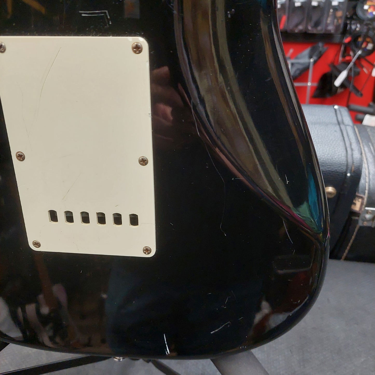 2010 Fender Starcaster HSS Strat Electric Guitar - Black SN# ICS10069957