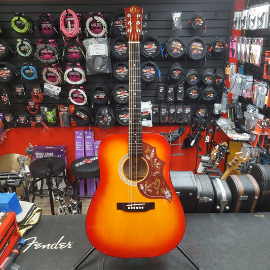 Kay K553HCS Hummingbird Style Dreadnought Acoustic Guitar - Cherry Sunburst (USED) SN# 03090001
