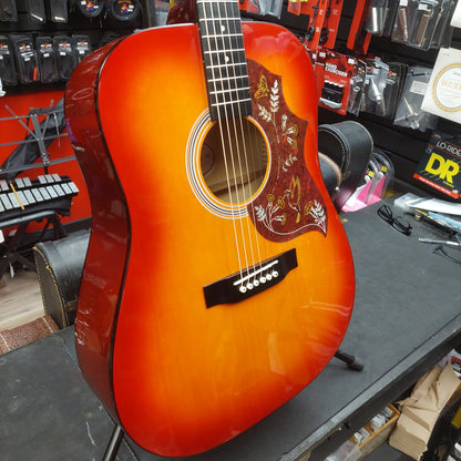 Kay K553HCS Hummingbird Style Dreadnought Acoustic Guitar - Cherry Sunburst (USED) SN# 03090001