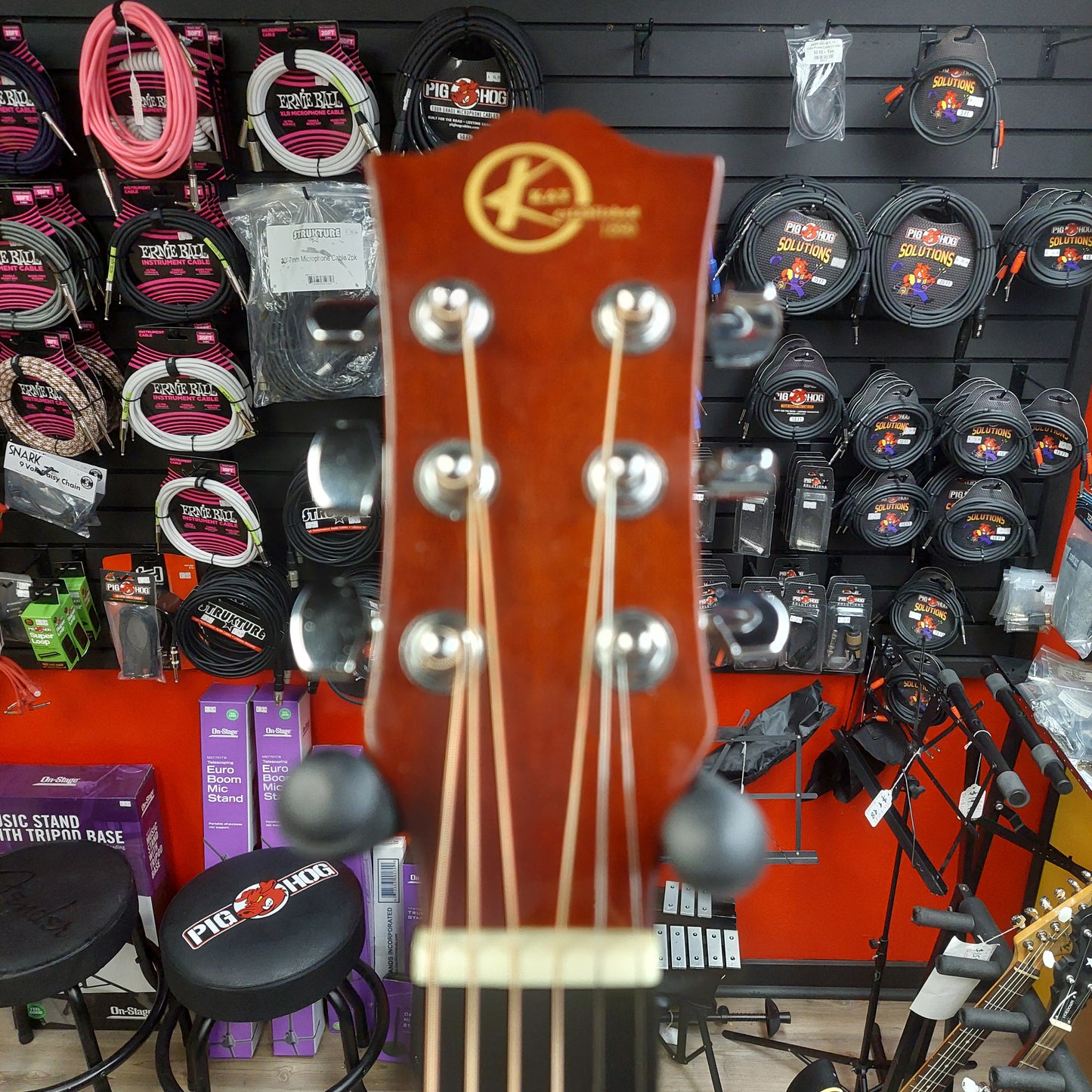 Kay K553HCS Hummingbird Style Dreadnought Acoustic Guitar - Cherry Sunburst (USED) SN# 03090001