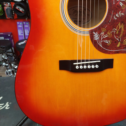 Kay K553HCS Hummingbird Style Dreadnought Acoustic Guitar - Cherry Sunburst (USED) SN# 03090001