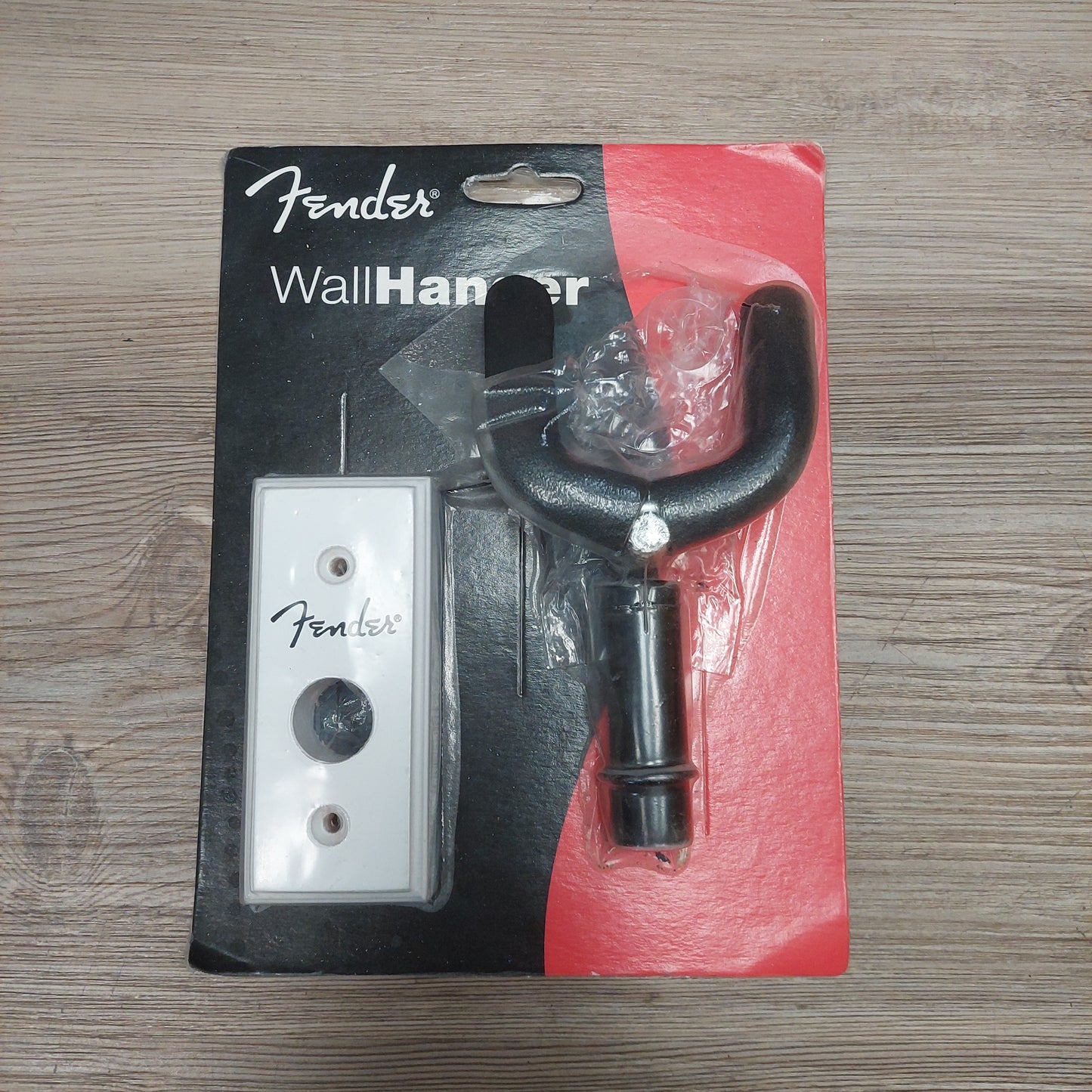 Fender Guitar Wall Hanger - White (Open Package) "Missing Hardware"