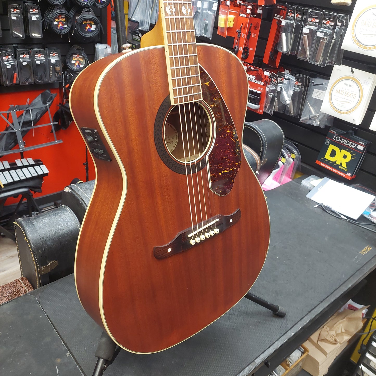 2016 Fender Tim Armstrong Hellcat Acoustic/Electric Guitar - Satin Natural Finish SN# CSE16000216