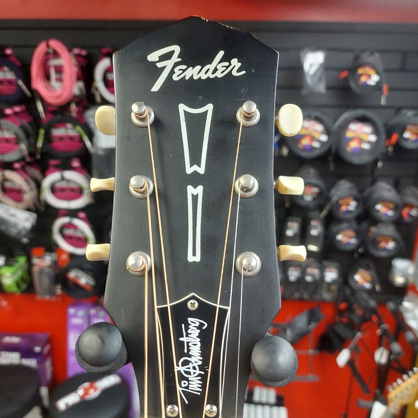 2016 Fender Tim Armstrong Hellcat Acoustic/Electric Guitar - Satin Natural Finish SN# CSE16000216