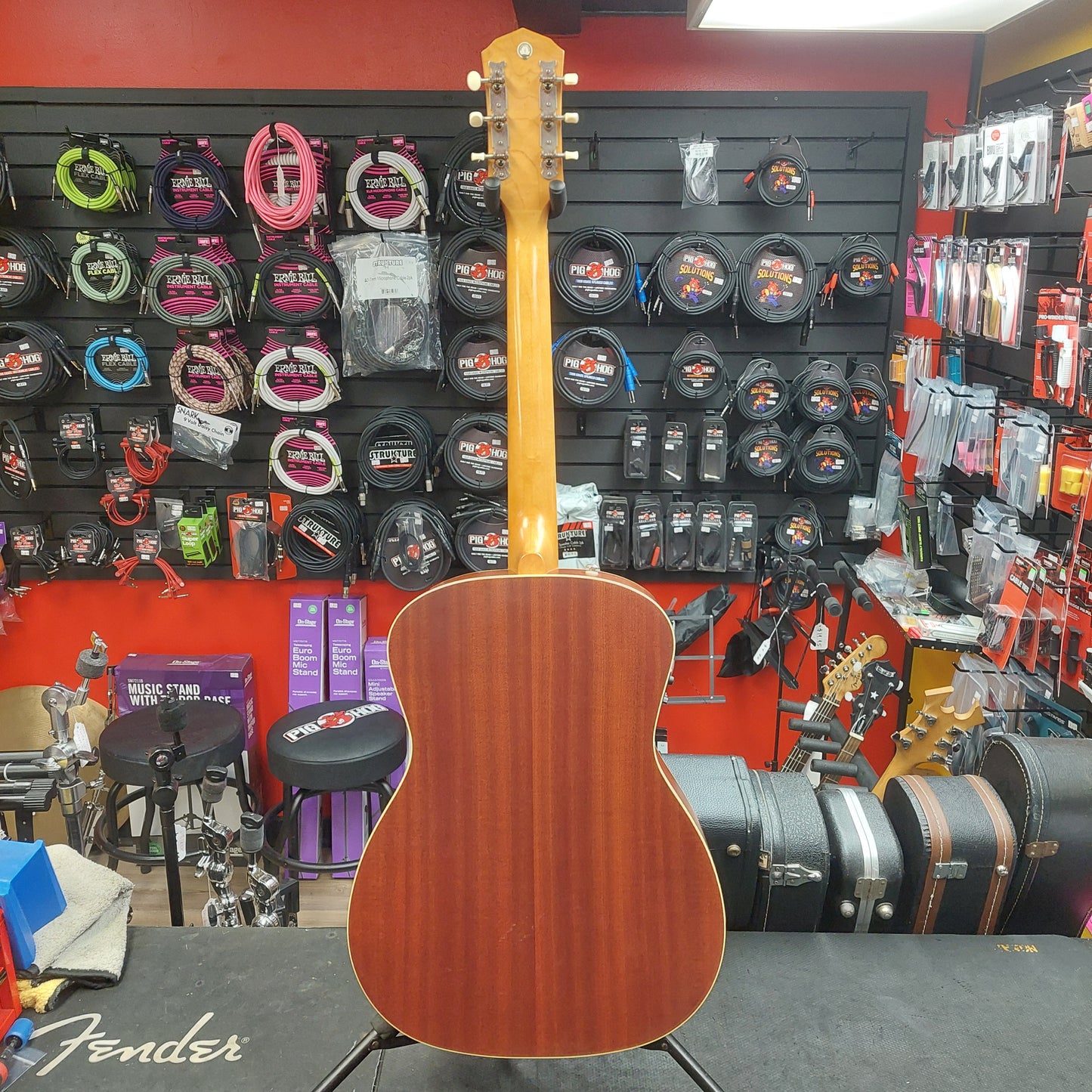 2016 Fender Tim Armstrong Hellcat Acoustic/Electric Guitar - Satin Natural Finish SN# CSE16000216