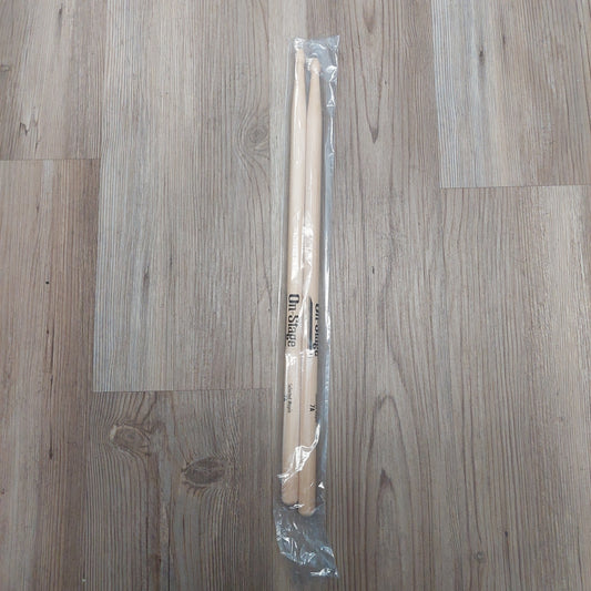 On-Stage MW7A Drum Sticks Selected Maple - Wood Tip