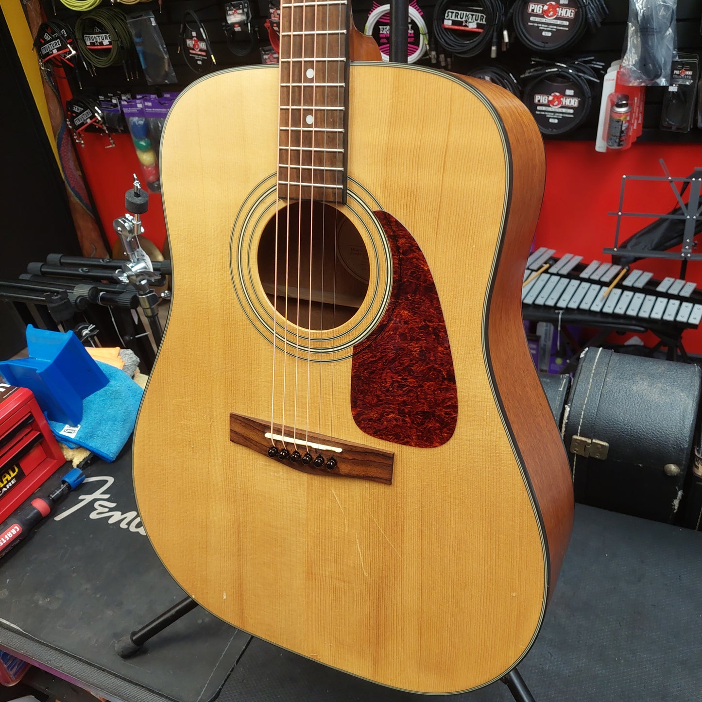 2003 Fender DG-14S Acoustic Guitar - Natural SN# CC03056664
