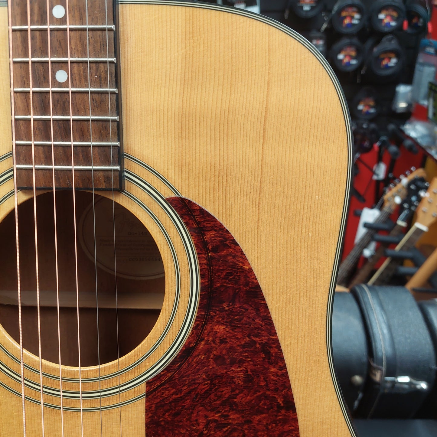 2003 Fender DG-14S Acoustic Guitar - Natural SN# CC03056664