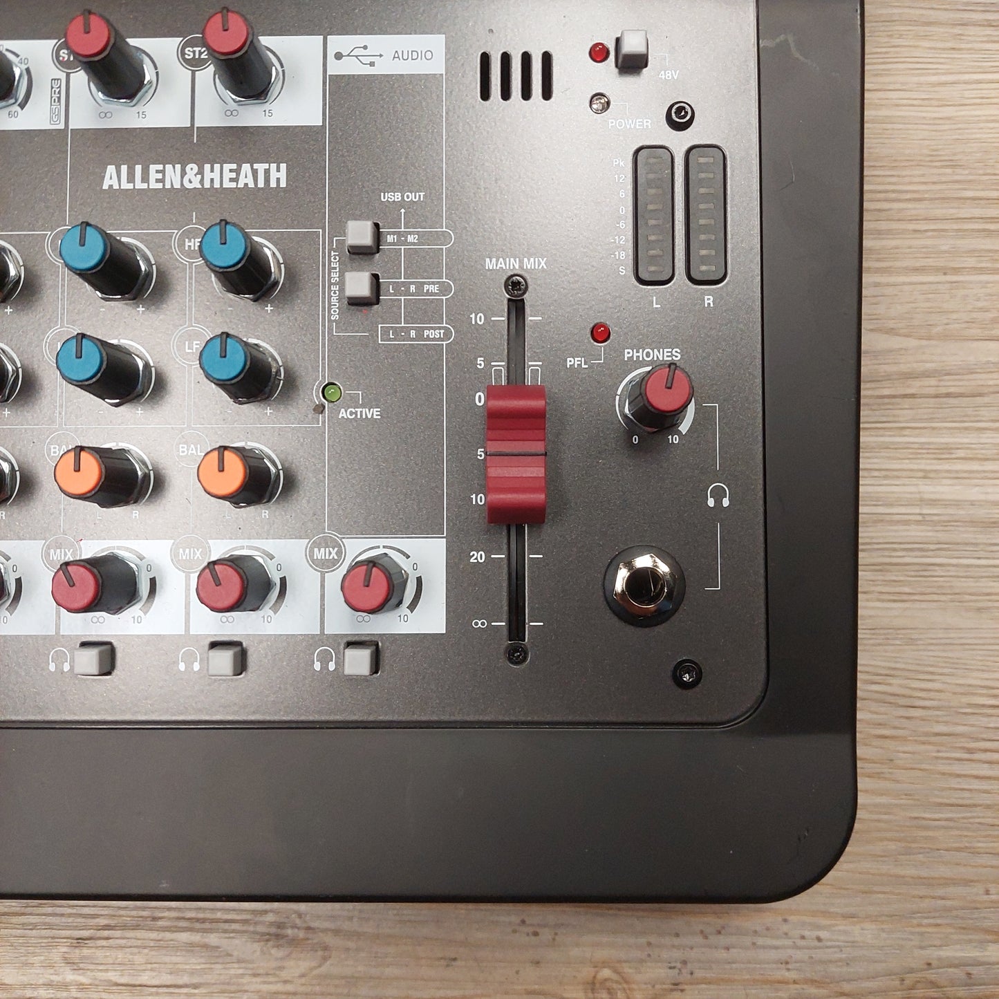 Allen & Heath ZEDi 8 Mixing Board w/ Power Supply & USB Cable (USED) SN# ZI8X-001005433