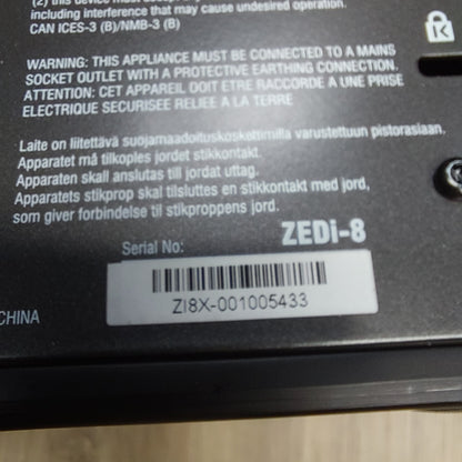 Allen & Heath ZEDi 8 Mixing Board w/ Power Supply & USB Cable (USED) SN# ZI8X-001005433