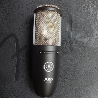 AKG P220 Project Studio Condenser Microphone w/ Shock Mount & AKG Hard Case (USED)