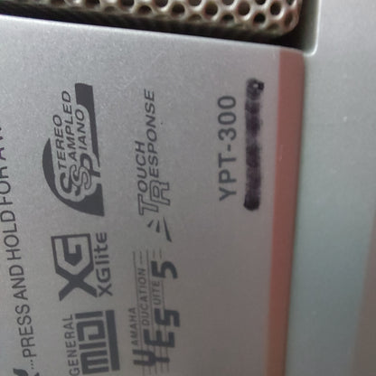 Yamaha YPT-300 61- Key Keyboard w/ Power Supply & Music Sheet Stand (USED) "Missing Battery Plate" SN# 21UBMO15490 (USED)