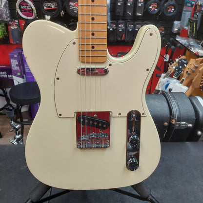 Johnson Tele Style Electric Guitar - Vintage White (USED)