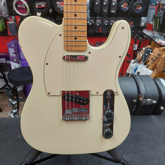 Johnson Tele Style Electric Guitar - Vintage White (USED)