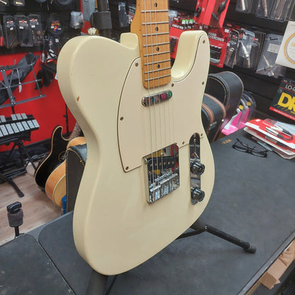 Johnson Tele Style Electric Guitar - Vintage White (USED)