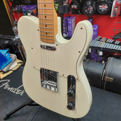 Johnson Tele Style Electric Guitar - Vintage White (USED)