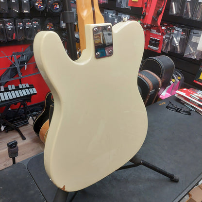 Johnson Tele Style Electric Guitar - Vintage White (USED)