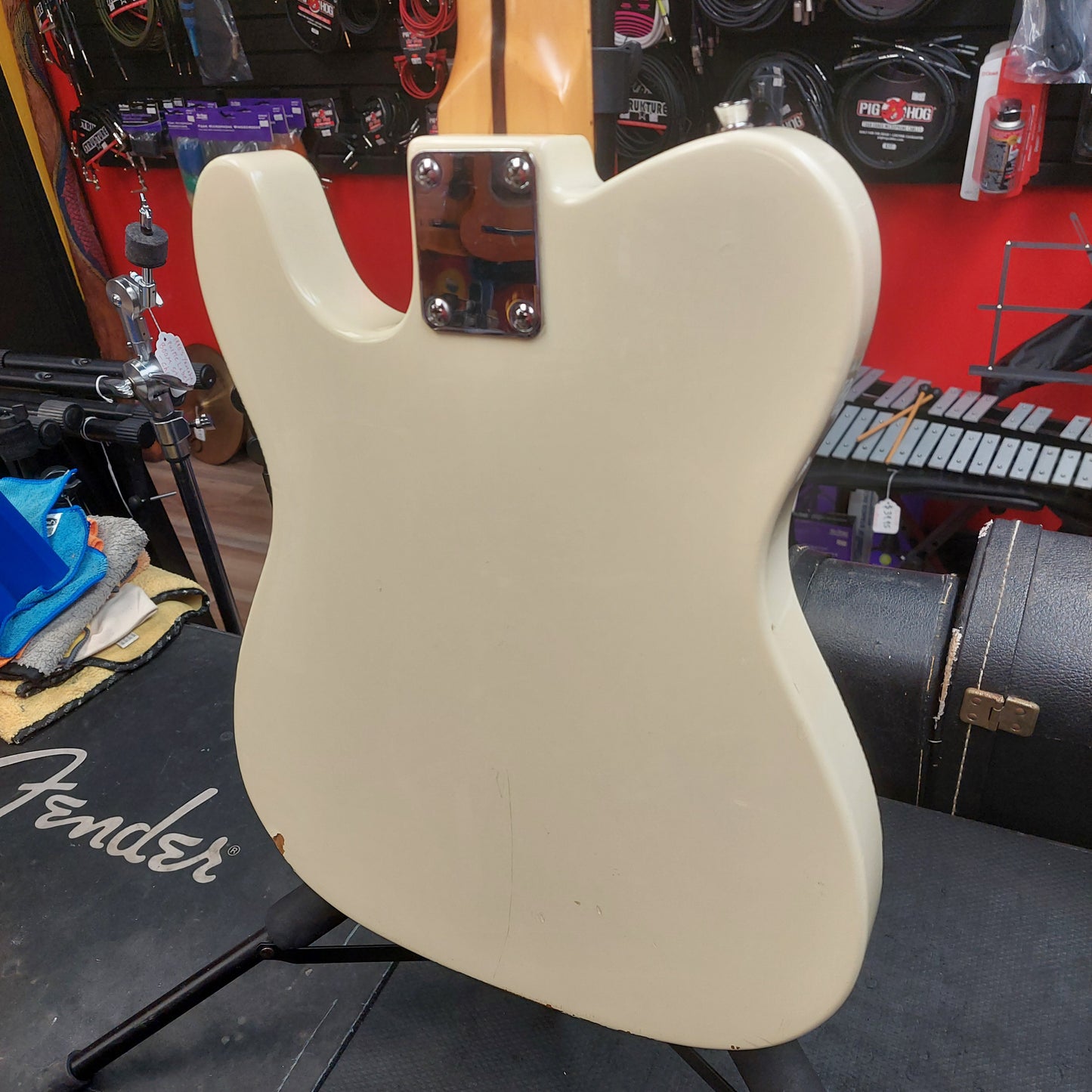 Johnson Tele Style Electric Guitar - Vintage White (USED)