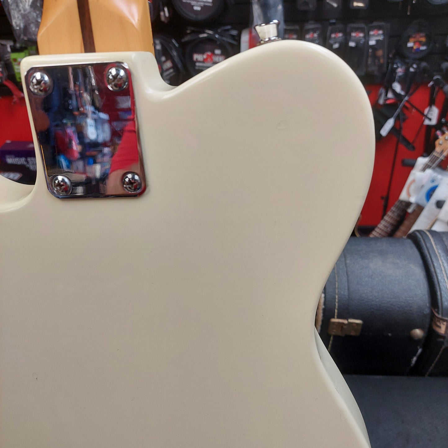 Johnson Tele Style Electric Guitar - Vintage White (USED)