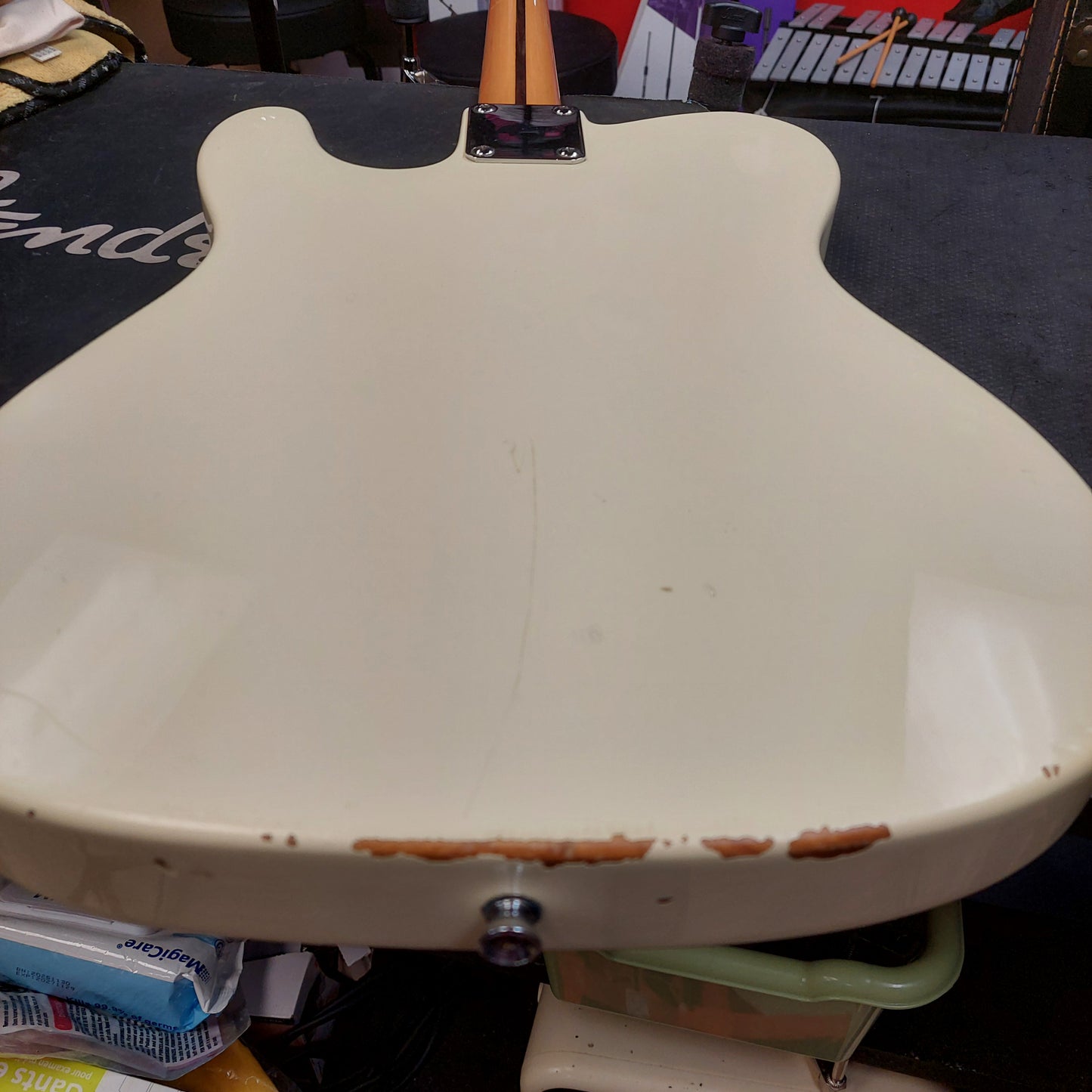Johnson Tele Style Electric Guitar - Vintage White (USED)