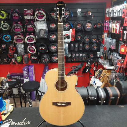 2015 Epiphone PR-4ENA Acoustic/Electric Guitar - Natural Gloss SN# 1505112365