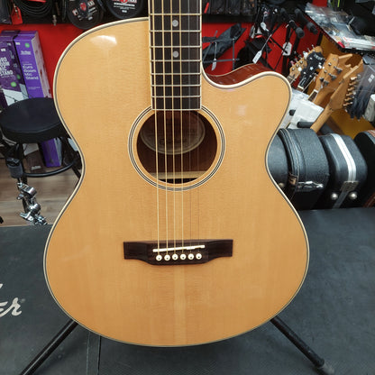 2015 Epiphone PR-4ENA Acoustic/Electric Guitar - Natural Gloss SN# 1505112365