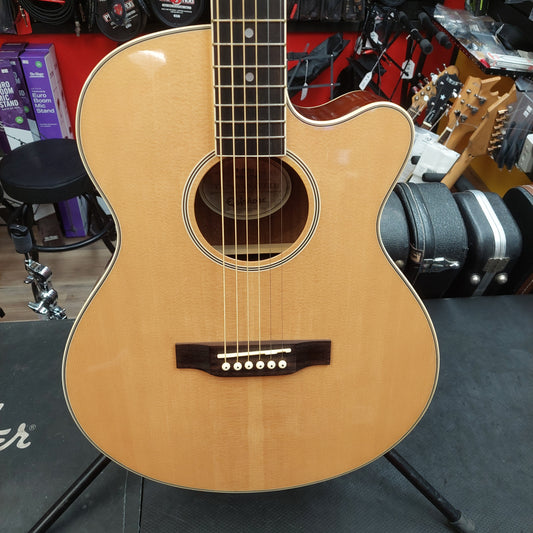 2015 Epiphone PR-4ENA Acoustic/Electric Guitar - Natural Gloss SN# 1505112365