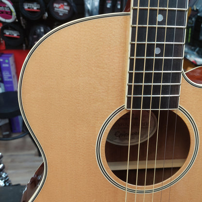 2015 Epiphone PR-4ENA Acoustic/Electric Guitar - Natural Gloss SN# 1505112365